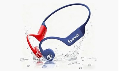 Essonio Bone Conduction Headphones IP68 Waterproof Swimming Headphones