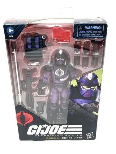 Hasbro G.IJoe Classified Series Cobra Techno-Viper Boxed 6 Inch #117