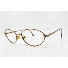 Luxottica Eyeglasses Women Bronze Titanium Oval 1508 4033 53-18-135 53mm