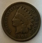 1906 INDIAN HEAD CENT/PENNY (SEE PHOTOS)
