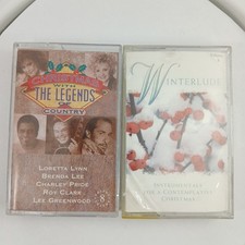 Winterlude Instrumentals Vol 8 Sealed Cassette Christmas w the Legends Country