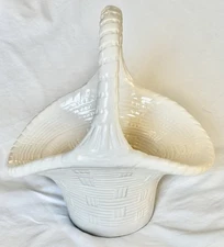 Vtg. Byron Molds 1976 Ceramic Basket, Hobbyist Piece