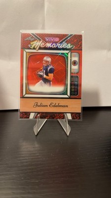 2025 Leaf Vivid Memories Julian Edelman VB-25 One of One Patriots Football