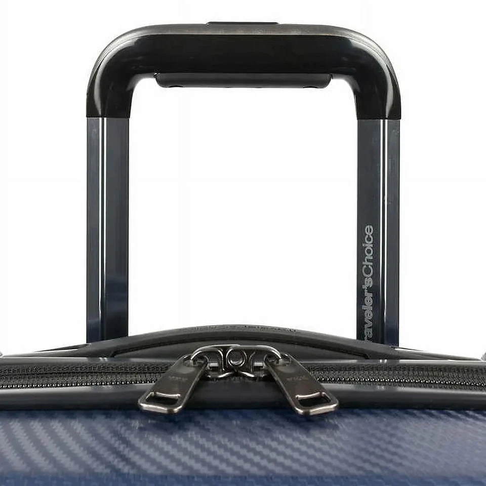 Traveler's Choice Granville II 2 piece 21" & 29" Luggage Set In Navy Blue - New - Image 4 of 4