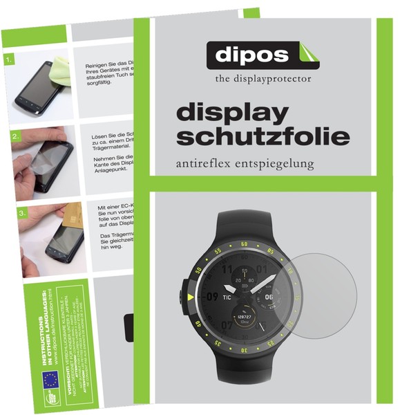 6X Schutzfolie Matt FüR Ticwatch S Smartwatch Displayschutzfolie Folie Display-image