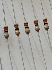 100pcs  12 Ohms Ω  5% Tolerance Carbon Film Resistor