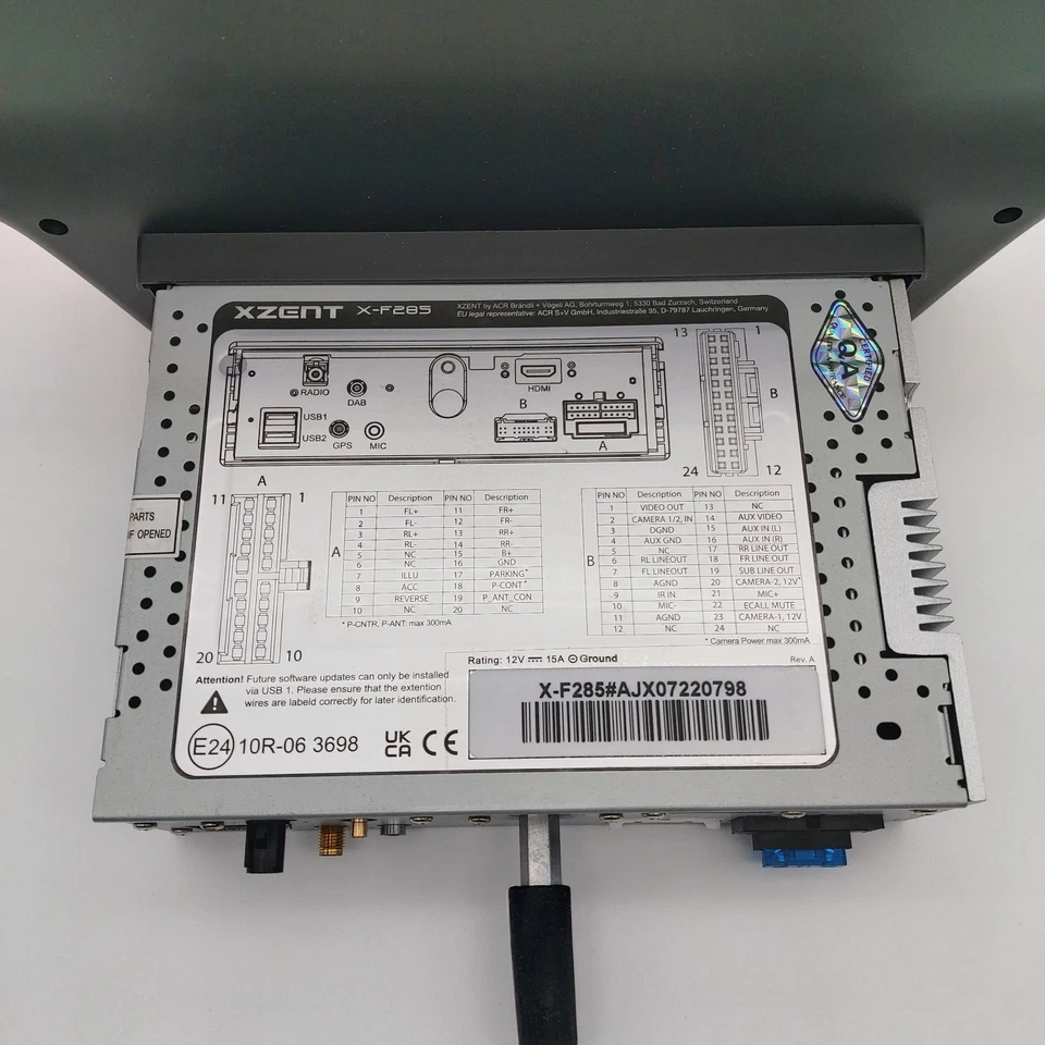 Xzent X-F285 9" Touch Autoradio DAB CarPlay Bluetooth Ford Transit - TOP ZUSTAND - Bild 3 von 4