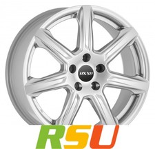 4x Oxxo Ferox silver 6.5x16" ET45 LK5 112 ML 66.6 Alufelgen 16 Zoll