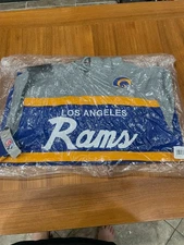 Los Angeles Rams Royal Head Coach Pullover mitchell & ness throwback Hoodie XL