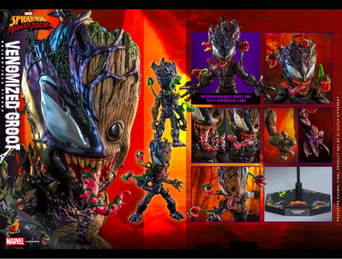 Hot Toys TMS 027 Spider-Man: Maximum Venom Venomized Groot 1:1 usado raro Japón - Imagen 3 de 17