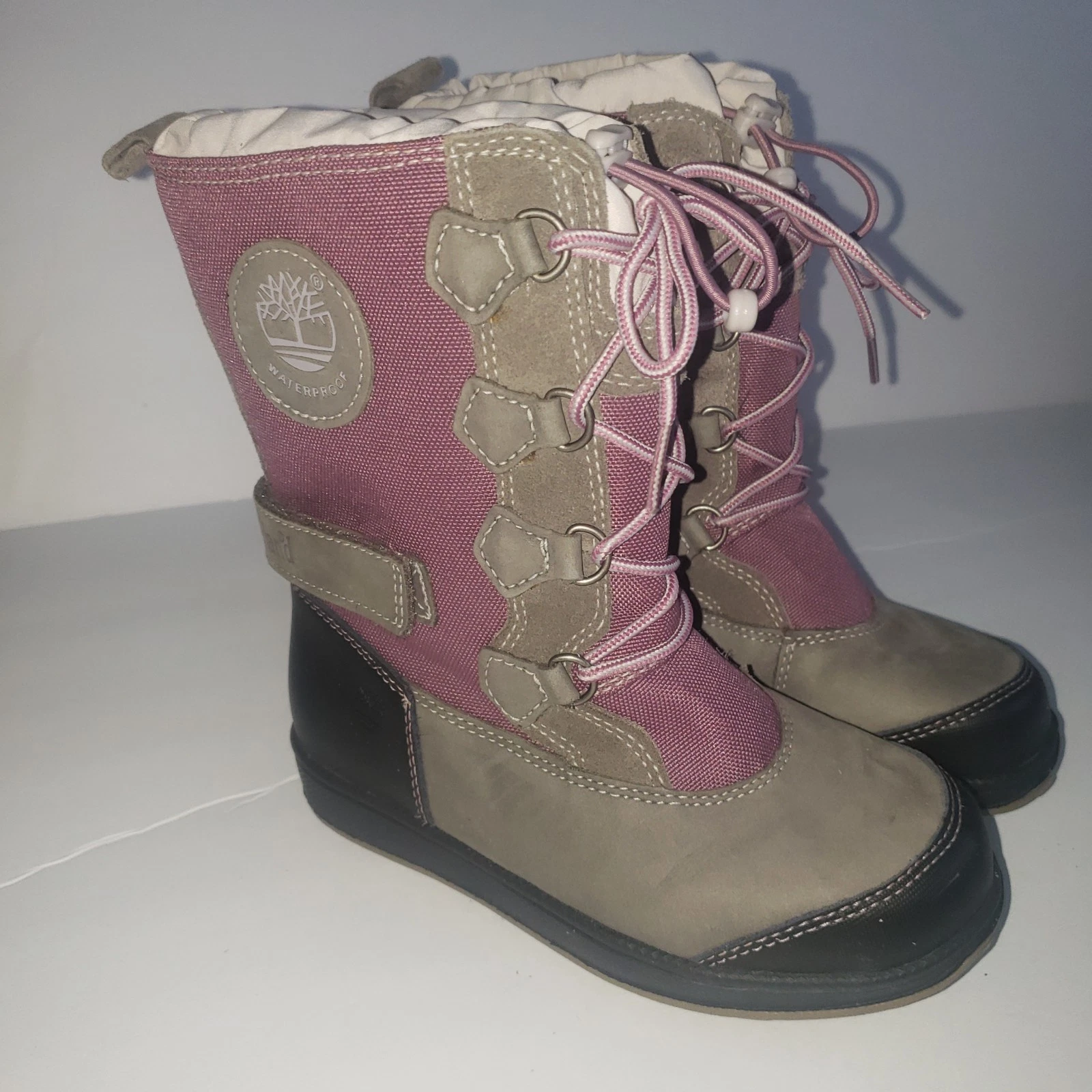 Timberland Stivali da Pioggia Impermeabili da Neve Ragazza 12 Tempo Freddo
