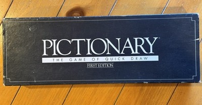 1985 First Edition PICTIONARY Game of Quick Draw Original Version  100% COMPLETE