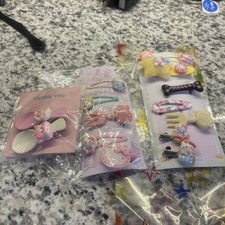 16Pcs Kawaii Hair Clips Set Hello Kitty Style Cute Girls Barrettes Lot