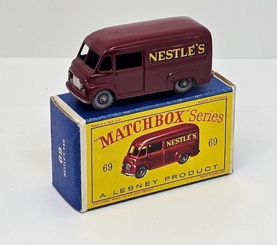 Matchbox Lesney   69a   Commer 30 CWT Nestle s Van   1959    (ID#705)