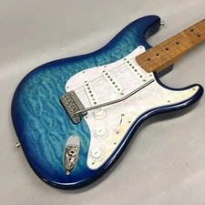 Fender FSR MIJ Hybrid II Stratocaster Transparent Blue Burst Used w/Soft Case