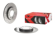 2x BREMBO Bremsscheibe XTRA LINE - Xtra 08.5334.1X für PEUGEOT 7A N5 206 SW 7C 2