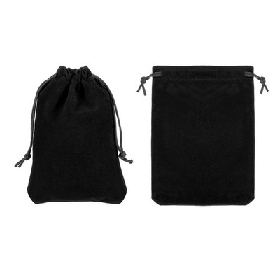Headphone Bag, 2 Pcs 5.91x4.72 Inch Headset Carrying Pouch Black
