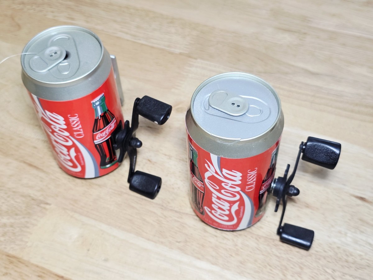 Lot of 2 Coca Cola Can Fishing Reels Johnson | eBay