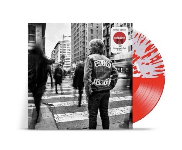 Bon Jovi "FOREVER" Nuevo/Sellado LP de Vinilo Rojo Transparente de Color Exclusivo Target