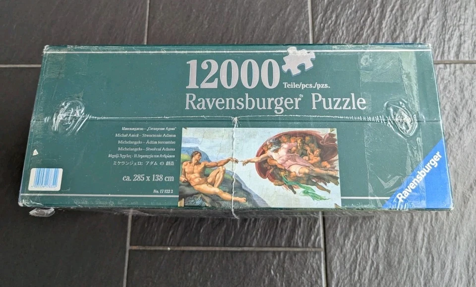 Ravensburger: Jigsaw Puzzle 12000 "Michelangelo  The Creation of Adam Brand New  - Image 3 of 4