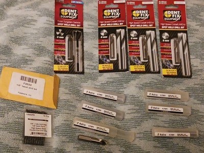 Dent Fix, Astro, Fastware Lot Of dent Fix & Astro 8mmspot Weld Drill Bits, Plus