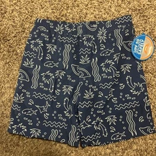 NWT Columbia PFG Swim Trunks Boys Youth Large 14/16 Super Backcast Shorts UPF 50