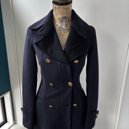 Louis Vuitton☆Navy Zweireiher Langer Mantel - Bild 4 von 20