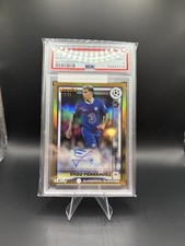 22-23 Topps Merlin UEFA Autographs Enzo Fernandez Gold Refractor /50 rookie