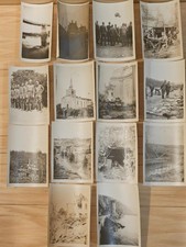 WWI Photograph Lot 14 Original B W Photos Soldiers Trenches War Damage 1914-1918