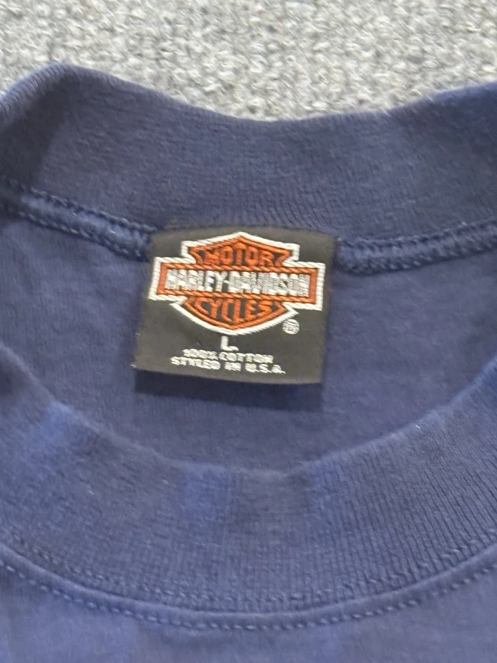 Camiseta Harley Davidson 1995 Bertl ́s Bamberg Alemania Vintage Hombre L Motociclista KE8 Foto 4 de 4