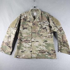 US Army Combat Uniform Jacket Mens Medium Regular OCP Camo ACU Ripstop Coat