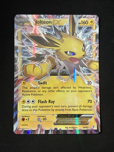 Jolteon EX 28/83 Generations Holo Pokémon TCG - MP