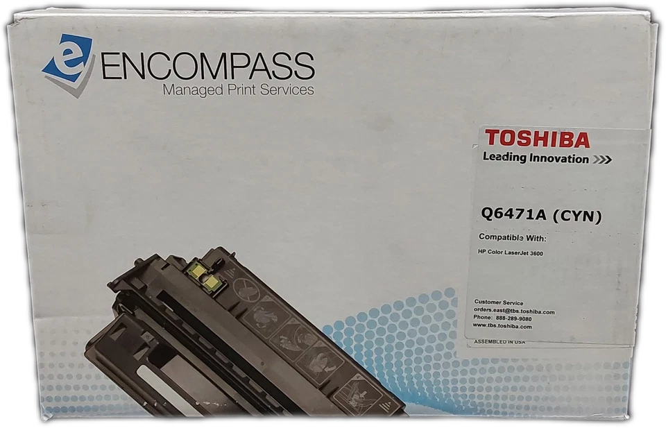 Compatible Cyan Toner Cartridge for HP Q6471A LaserJet 3600 3800  - Image 3 of 4