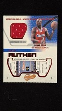 2002 Fleer Authentix Jersey Authentix Lamar Odom #JA-LO Ripped Clippers