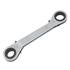 Reversible Ratcheting Wrench 19x22mm Metric Double Offset Box End Spanner