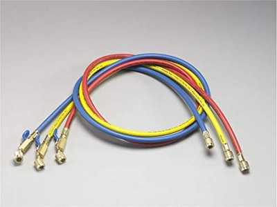 1/4 Inch Yellow RYB Plus II Hose Set 4000 PSI 60 Inch for Refrigerants USA Made