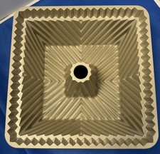 Nordic Ware Bundt Squared Cake Pan Mold silve...