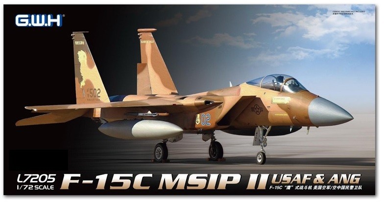 (M) Lion Roar / GWH L7205 - 1/72 F-15C MSIP II USAF & ANG - New