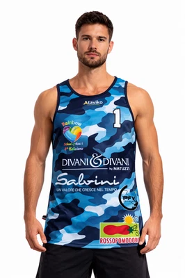 Ataviko Canotta Beach Volley CAMOUFLAGE Personalizzazione Nome e Numero Gratis - Bild 1 von 2