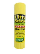PK x 3 5 10 -ULTRATAPE 15g ACID FREE GLUE STICK FOR PAPER FABRIC PHOTO ART CRAFT