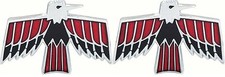 1967-68 FIREBIRD FENDER EMBLEM SET - BIRD LOGO - GM LICENSED & USA MADE! 9789589