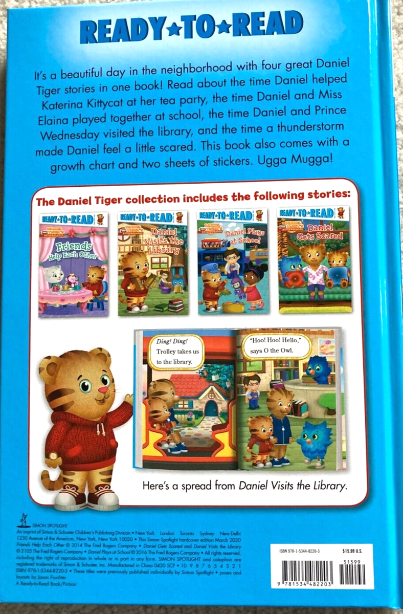 The Daniel Tiger Collection NEW Hardcover 4 Stories in One The Daniel Tiger Collection NEW Hardcover 4 Stories in One