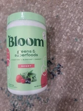 Bloom Nutrition Greens & Superfoods Powder, Mixed Berry, 4.8 oz , Exp 9/25