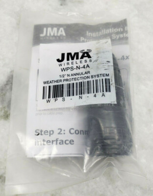 JMA Wireless N Male Annular Weather Protection System 1/2'' WPS-N-4A