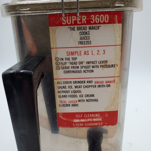 Vita-Mix Mixer Super 3600 Action Dome Ersatz Entsafter Mixer Krug 72oz - Bild 7 von 10