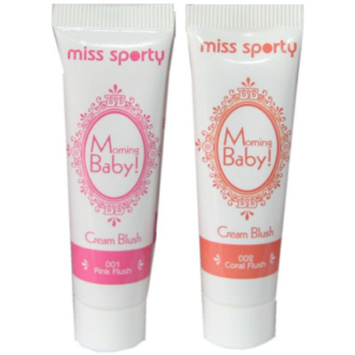 MISS SPORTS COTY MORNING BABY CREAM BLUSH FACE 14ML - FARBTON WÄHLBAR