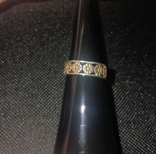 Sterling Silver flower detail ring, adjustable from size 4