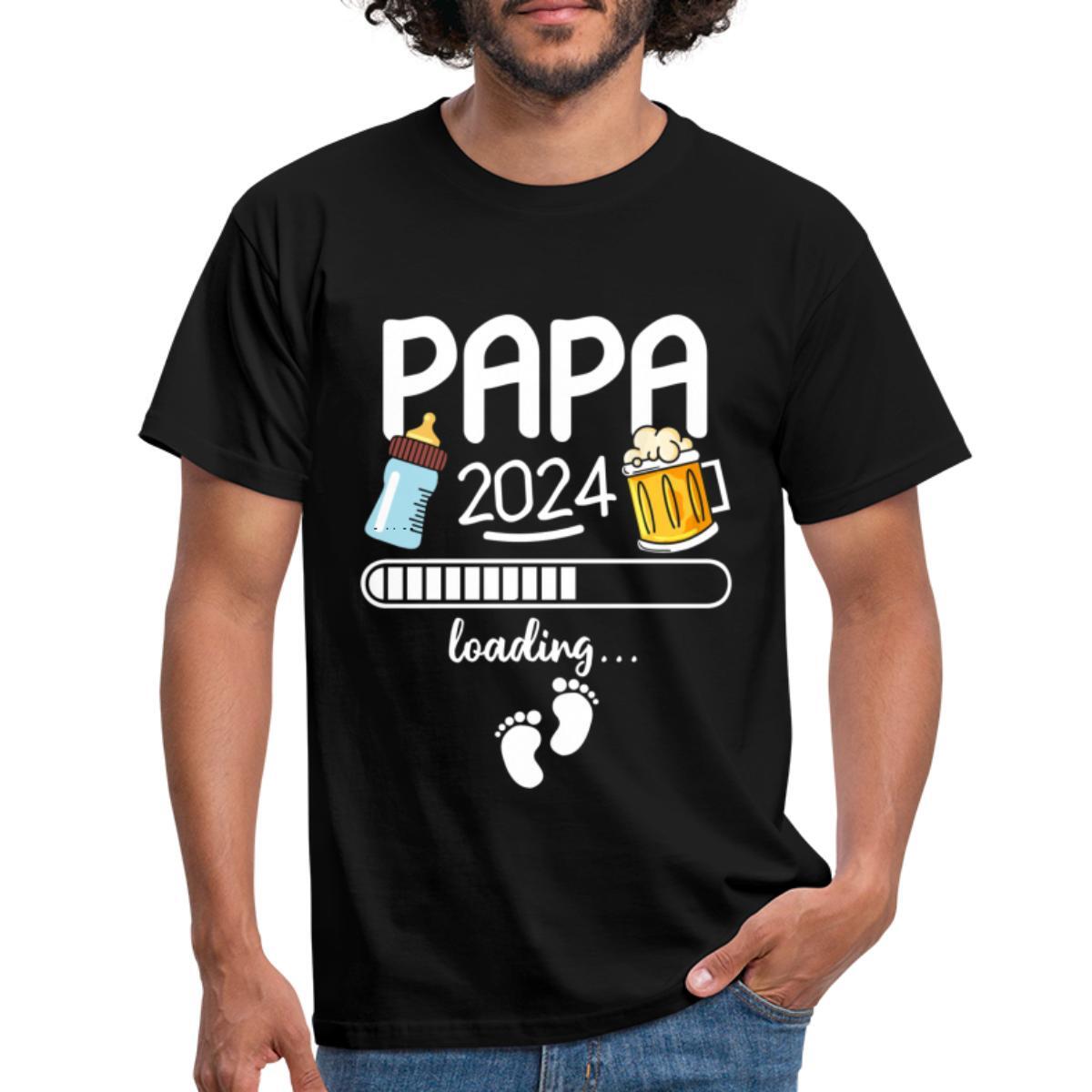 Papa 2024 Loading Männer T-Shirt
