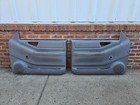 1994 Chevy S10 Pickup Truck Driver Passenger Interior Door Panel Gray Manual