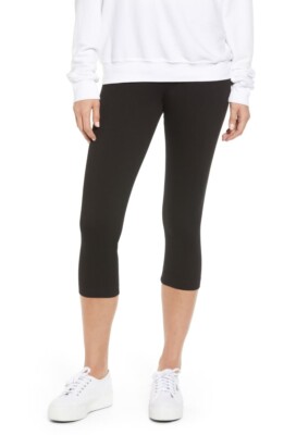 NEW Lysse Denim Capri Leggings - Black 